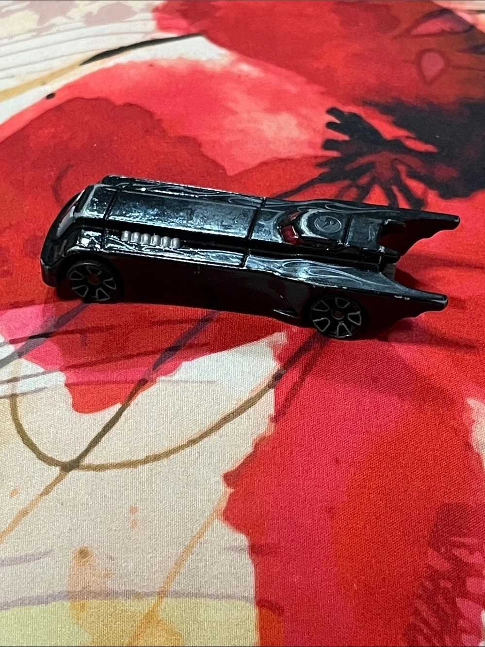 DC Comics Black Batmobile Styled Die-Cast Kids Vehicle